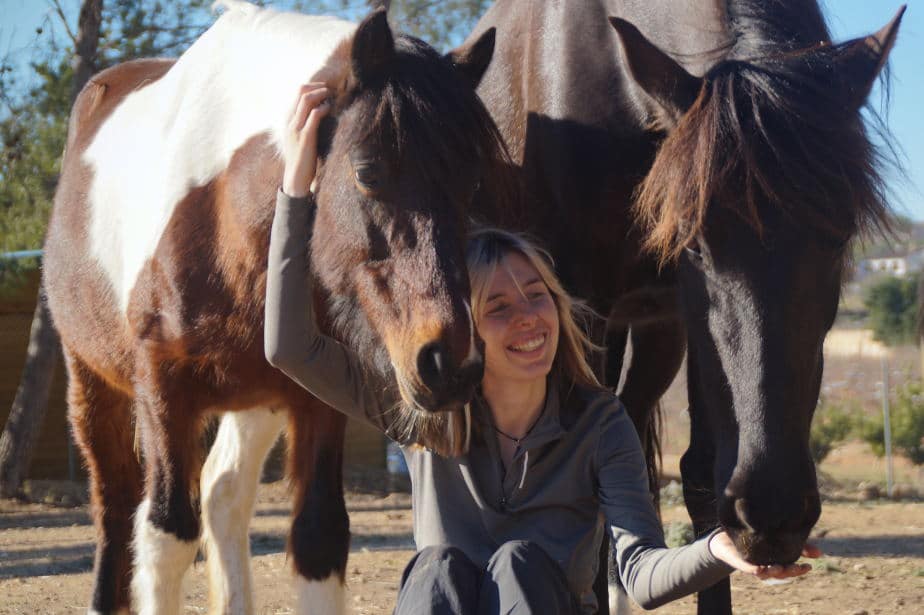 Sofia E. Ramírez en la manada Rursus Equus en Valencia